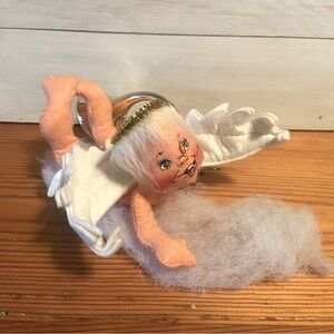 Annalee 7" Angel with Instrument Horn Vintage 1990